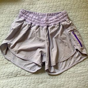 Light purple lululemon shorts